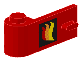 Part No: 3822pb013 Name: Door 1 x 3 x 1 Left with Classic Fire Logo Pattern (Sticker) Part No: 3822pb013 Name: Door 1 x 3 x 1 Left with Classic Fire Logo Pattern (Sticker)