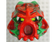 Part No: 43853posb Name: Bionicle Mask Hau Nuva Poisoned - Red Forehead Part No: 43853posb Name: Bionicle Mask Hau Nuva Poisoned - Red Forehead