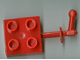 Part No: 44699 Name: Duplo, Plate 2 x 2 with Handle Part No: 44699 Name: Duplo, Plate 2 x 2 with Handle