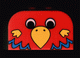 Part No: 4744pb03 Name: Brick, Modified 2 x 4 x 2 Double Curved Top with Parrot Head Pattern Part No: 4744pb03 Name: Brick, Modified 2 x 4 x 2 Double Curved Top with Parrot Head Pattern