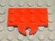 Part No: 737b Name: Plate, Modified 2 x 4 with Train Coupler Open for Hook Part No: 737b Name: Plate, Modified 2 x 4 with Train Coupler Open for Hook