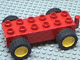 Part No: duppull Name: Duplo Car Base 2 x 6 Pullback Motor with Yellow Wheels, Black Tires Part No: duppull Name: Duplo Car Base 2 x 6 Pullback Motor with Yellow Wheels, Black Tires