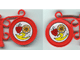 Part No: x222pb04 Name: Fabuland Sign on Pole with Fruit Pattern (Stickers) - Set 3675 Part No: x222pb04 Name: Fabuland Sign on Pole with Fruit Pattern (Stickers) - Set 3675