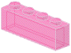 Part No: 3066 Name: Brick 1 x 4 without Bottom Tubes Part No: 3066 Name: Brick 1 x 4 without Bottom Tubes