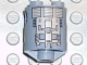 Part No: 30361px4 Name: Brick, Round 2 x 2 x 2 Robot Body with Gray Squares and Black Lines Pattern Part No: 30361px4 Name: Brick, Round 2 x 2 x 2 Robot Body with Gray Squares and Black Lines Pattern