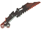 Part No: 47335pb01 Name: Bionicle Weapon Vahki Staff of Confusion, Marbled Black Pattern Part No: 47335pb01 Name: Bionicle Weapon Vahki Staff of Confusion, Marbled Black Pattern