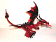 Part No: Dragon01 Name: Dragon (Fantasy Era) with Dark Red Head, Complete Assembly Part No: Dragon01 Name: Dragon (Fantasy Era) with Dark Red Head, Complete Assembly