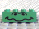 Part No: 3001px2 Name: Brick 2 x 4 with Wavy Mouth and Eyes Pattern Part No: 3001px2 Name: Brick 2 x 4 with Wavy Mouth and Eyes Pattern