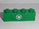 Part No: 3010pb192 Name: Brick 1 x 4 with Green Recycling Arrows Pattern (Sticker) - Set 60118 Part No: 3010pb192 Name: Brick 1 x 4 with Green Recycling Arrows Pattern (Sticker) - Set 60118