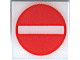 Part No: 2384pb05 Name: Electric, Light 2 x 2 Clip-On Plate with No Entry / Thoroughfare Pattern Part No: 2384pb05 Name: Electric, Light 2 x 2 Clip-On Plate with No Entry / Thoroughfare Pattern