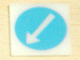 Part No: 2384pb06 Name: Electric, Light 2 x 2 Clip-On Plate with Blue Circle and White Arrow Pattern Part No: 2384pb06 Name: Electric, Light 2 x 2 Clip-On Plate with Blue Circle and White Arrow Pattern