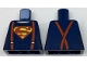 Part No: 973pb2760 Name: Torso Shirt with Muscles, Suspenders and Red and Yellow Superman 'S' Logo Pattern Part No: 973pb2760 Name: Torso Shirt with Muscles, Suspenders and Red and Yellow Superman 'S' Logo Pattern