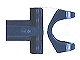 Part No: x1192px2 Name: Technic, Axle Connector 2 x 3 with Ball Socket and Axle Socket with White Rubber Insert Part No: x1192px2 Name: Technic, Axle Connector 2 x 3 with Ball Socket and Axle Socket with White Rubber Insert