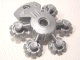 Part No: 44938 Name: Bionicle Weapon 5 x 5 Shield with Gear Tips Part No: 44938 Name: Bionicle Weapon 5 x 5 Shield with Gear Tips