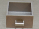 Part No: 6198 Name: Container, Cupboard 4 x 4 x 4 Drawer, Open Handle Part No: 6198 Name: Container, Cupboard 4 x 4 x 4 Drawer, Open Handle