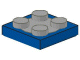 Part No: 3680c01 Name: Turntable 2 x 2 Plate, Complete Assembly with Light Gray Top Part No: 3680c01 Name: Turntable 2 x 2 Plate, Complete Assembly with Light Gray Top