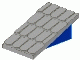 Part No: 787c05 Name: Fabuland Roof Support with Gray Roof Slope without Chimney Hole Part No: 787c05 Name: Fabuland Roof Support with Gray Roof Slope without Chimney Hole