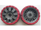 Part No: 47349c02 Name: Wheel 72 x 34 with Red Tire 94 x 40 Balloon Offset Tread Part No: 47349c02 Name: Wheel 72 x 34 with Red Tire 94 x 40 Balloon Offset Tread