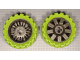 Part No: 47349c05 Name: Wheel 72 x 34 with Lime Tire 100 x 48 Balloon Offset Tread Part No: 47349c05 Name: Wheel 72 x 34 with Lime Tire 100 x 48 Balloon Offset Tread