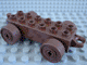 Part No: 2312c04 Name: Duplo Car Base 2 x 6 with Brown Wheels and Open Hitch End Part No: 2312c04 Name: Duplo Car Base 2 x 6 with Brown Wheels and Open Hitch End
