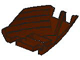 Part No: 2558 Name: Boat Hull Large Stern 14 x 16 x 5 1/3, Base Part No: 2558 Name: Boat Hull Large Stern 14 x 16 x 5 1/3, Base