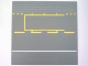 Part No: 44336pb02 Name: Baseplate, Road 32 x 32 6-Stud Straight with Yellow & White Pit Lane Pattern Part No: 44336pb02 Name: Baseplate, Road 32 x 32 6-Stud Straight with Yellow & White Pit Lane Pattern