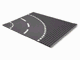 Part No: 44342px2 Name: Baseplate, Road 32 x 32 6-Stud Curve with White Dashed Lines Pattern Part No: 44342px2 Name: Baseplate, Road 32 x 32 6-Stud Curve with White Dashed Lines Pattern