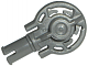Part No: 47455 Name: Technic Rotation Joint Ball Loop with Two Perpendicular Pins with Friction Part No: 47455 Name: Technic Rotation Joint Ball Loop with Two Perpendicular Pins with Friction