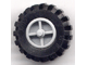 Part No: 30190c01 Name: Wheel Tricycle Center Wide with Stub Axles, with Black Tire Offset Tread Small Wide (30190 / 6015) Part No: 30190c01 Name: Wheel Tricycle Center Wide with Stub Axles, with Black Tire Offset Tread Small Wide (30190 / 6015)