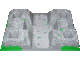 Part No: 30271pb01 Name: Baseplate, Raised 32 x 48 x 6 with 4 Corner Pits with Dark Bluish Gray and Light Bluish Gray Rock Pattern Part No: 30271pb01 Name: Baseplate, Raised 32 x 48 x 6 with 4 Corner Pits with Dark Bluish Gray and Light Bluish Gray Rock Pattern