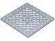 Part No: 4151b Name: Plate, Modified 8 x 8 with Grille and Hole in Center Part No: 4151b Name: Plate, Modified 8 x 8 with Grille and Hole in Center