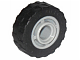 Part No: 42610c01 Name: Wheel 11mm D. x 8mm with Center Groove with Black Tire 17.5 x 6 Shallow Staggered Treads, Undetermined Type (42610 / 51011u) Part No: 42610c01 Name: Wheel 11mm D. x 8mm with Center Groove with Black Tire 17.5 x 6 Shallow Staggered Treads, Undetermined Type (42610 / 51011u)