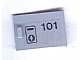 Part No: 4533pb003 Name: Container, Cupboard 2 x 3 x 2 Door with '101' & Keyhole Pattern (Sticker) - Set 6597 Part No: 4533pb003 Name: Container, Cupboard 2 x 3 x 2 Door with '101' & Keyhole Pattern (Sticker) - Set 6597