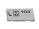 Part No: 4533pb004 Name: Container, Cupboard 2 x 3 x 2 Door with '103' & Keyhole Pattern (Sticker) - Set 6597 Part No: 4533pb004 Name: Container, Cupboard 2 x 3 x 2 Door with '103' & Keyhole Pattern (Sticker) - Set 6597