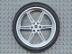 Part No: 51378c02 Name: Wheel Technic Street Bike (8420) with Black Tire Technic Street Bike (8420) - Wide, Rear (51378 / 51379) Part No: 51378c02 Name: Wheel Technic Street Bike (8420) with Black Tire Technic Street Bike (8420) - Wide, Rear (51378 / 51379)