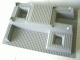 Part No: 51542 Name: Baseplate, Raised 32 x 48 x 6 with Level Front Part No: 51542 Name: Baseplate, Raised 32 x 48 x 6 with Level Front