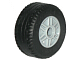 Part No: 55981c03 Name: Wheel 18mm D. x 14mm with Pin Hole, Fake Bolts and Shallow Spokes with Black Tire 30.4 x 14 VR Solid (55981 / 58090) Part No: 55981c03 Name: Wheel 18mm D. x 14mm with Pin Hole, Fake Bolts and Shallow Spokes with Black Tire 30.4 x 14 VR Solid (55981 / 58090)