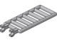 Part No: 6020 Name: Bar 7 x 3 with Double Clips (Ladder) Part No: 6020 Name: Bar 7 x 3 with Double Clips (Ladder)