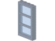 Part No: 6160c03 Name: Window 1 x 4 x 6 Frame with 3 Panes, Fixed Glass with Trans-Light Blue Glass Part No: 6160c03 Name: Window 1 x 4 x 6 Frame with 3 Panes, Fixed Glass with Trans-Light Blue Glass