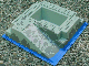 Part No: 2552px3 Name: Baseplate, Raised 32 x 32 with Ramp and Pit, Water, Gray Stones Pattern Part No: 2552px3 Name: Baseplate, Raised 32 x 32 with Ramp and Pit, Water, Gray Stones Pattern