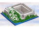 Part No: 2552px4 Name: Baseplate, Raised 32 x 32 with Ramp and Pit, Water, Green Stones Pattern Part No: 2552px4 Name: Baseplate, Raised 32 x 32 with Ramp and Pit, Water, Green Stones Pattern