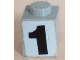 Part No: 3005pb005 Name: Brick 1 x 1 with Black '1' Bold on White Background Pattern (Sticker) - Set 6541 Part No: 3005pb005 Name: Brick 1 x 1 with Black '1' Bold on White Background Pattern (Sticker) - Set 6541