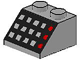 Part No: 3039p32 Name: Slope 45 2 x 2 with 12 Buttons, 3 Red Lamps, Black Panel Pattern Part No: 3039p32 Name: Slope 45 2 x 2 with 12 Buttons, 3 Red Lamps, Black Panel Pattern