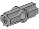 Part No: 32034  Name: Technic, Axle and Pin Connector Angled #2 - 180 degrees