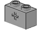 Part No: 32064 Name: Technic, Brick 1 x 2 with Axle Hole Part No: 32064 Name: Technic, Brick 1 x 2 with Axle Hole
