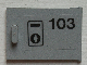 Part No: 4533pb004 Name: Container, Cupboard 2 x 3 x 2 Door with '103' & Keyhole Pattern (Sticker) - Set 6597 Part No: 4533pb004 Name: Container, Cupboard 2 x 3 x 2 Door with '103' & Keyhole Pattern (Sticker) - Set 6597