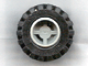 Part No: 6014bc01 Name: Wheel 11mm D. x 12mm, Hole Notched for Wheels Holder Pin with Black Tire Offset Tread Small Wide (6014b / 6015) Part No: 6014bc01 Name: Wheel 11mm D. x 12mm, Hole Notched for Wheels Holder Pin with Black Tire Offset Tread Small Wide (6014b / 6015)