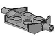 Part No: 6157 Name: Plate, Modified 2 x 2 with Wheels Holder Wide and Hole Part No: 6157 Name: Plate, Modified 2 x 2 with Wheels Holder Wide and Hole