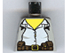 Part No: 973pb0042 Name: Torso Adventurers Desert White Shirt, Jacket, Belt with Pouches Pattern Part No: 973pb0042 Name: Torso Adventurers Desert White Shirt, Jacket, Belt with Pouches Pattern