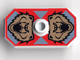 Part No: 48494pb04 Name: Minifig, Shield Rectangular with Stud, Knights Kingdom Santis Bear Pattern (Nonstickered Version) Part No: 48494pb04 Name: Minifig, Shield Rectangular with Stud, Knights Kingdom Santis Bear Pattern (Nonstickered Version)